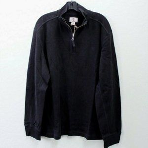 Timberland Men's Canoe River Long Sleeve Half Zip Charcoal Black Shirt